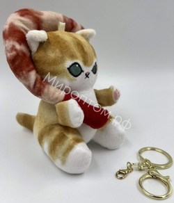 Брелок игрушка Котик с рыбками оптом