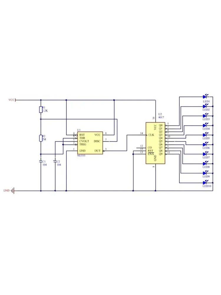 9V KIT Набор - конструктор для самостоятельной сборки и обучения пайки SMD компонентов (7)