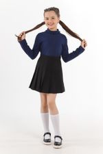 Джемпер для девочки Скул-3 Виотекс ТЁМНО-СИНИЙ