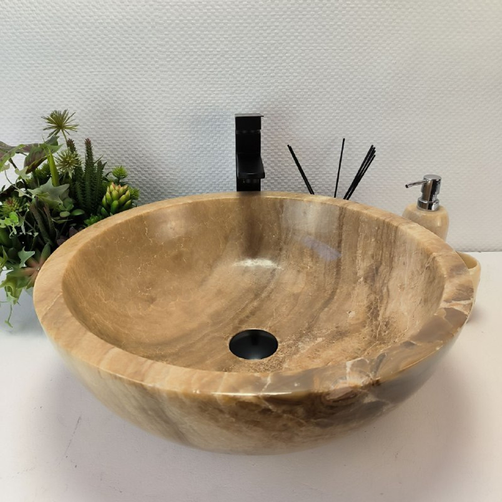 Раковина из оникса Bowl Sunset Big BO-60159 50*50*16