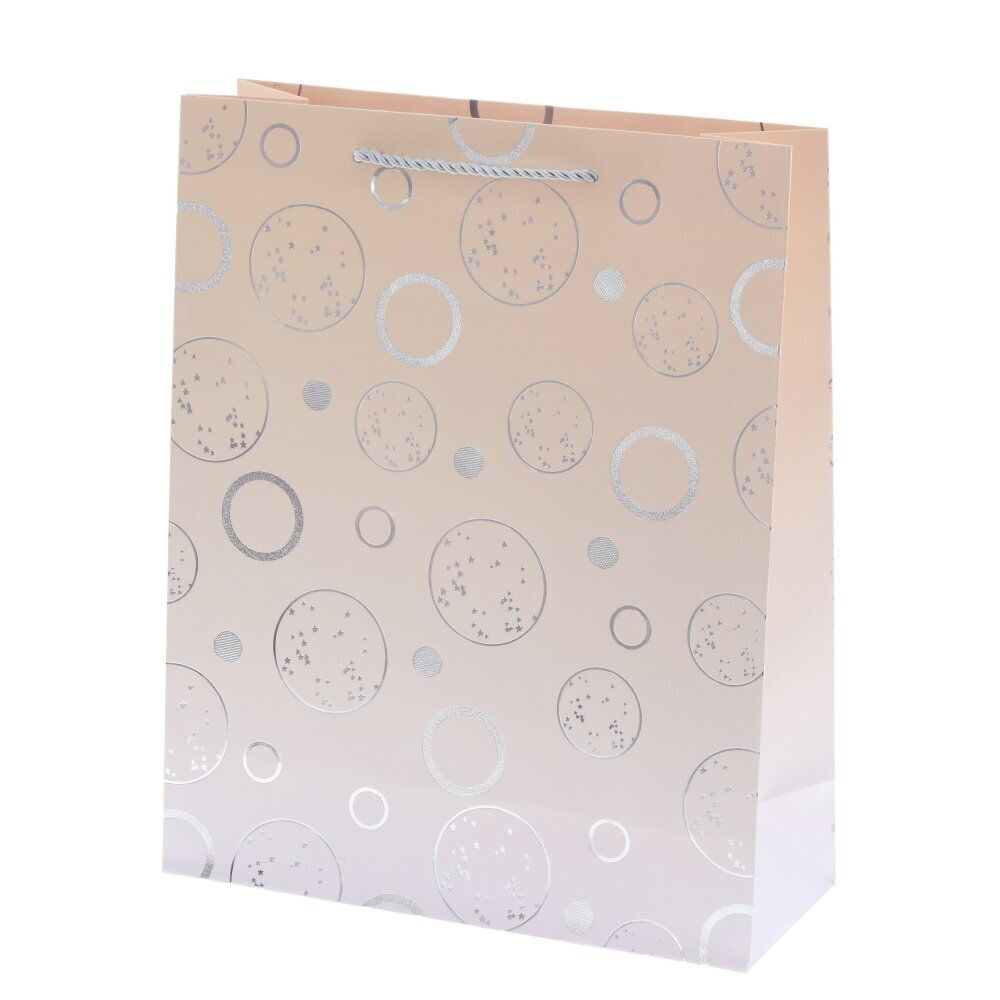 GAEM Пакет подарочный M (бумага 210г/м2, блок микс 12шт), L26 W10 H32 см, 4в.