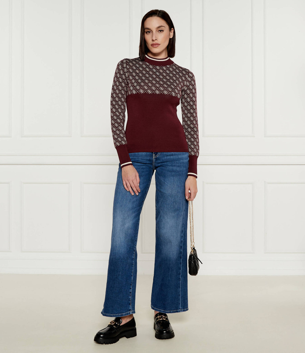 Свитер GUESS - бордовый(W3BR81 Z37K0)