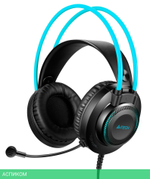 Наушники A4Tech Fstyler FH200U серый/голубой