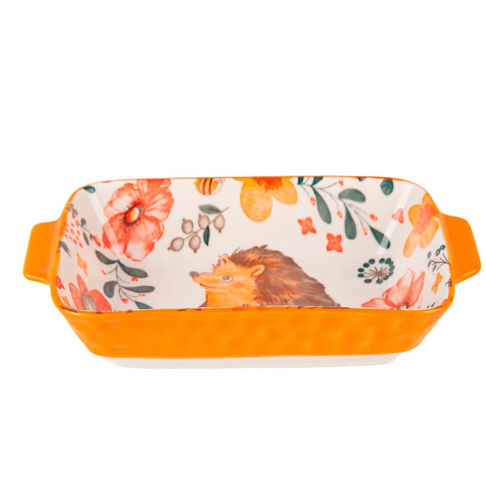 Блюдо для запекания "Kawaii Forest.Hedgehog" 22*12,5*5см. v=600мл. (фарфор) (min9) (транспортная упа