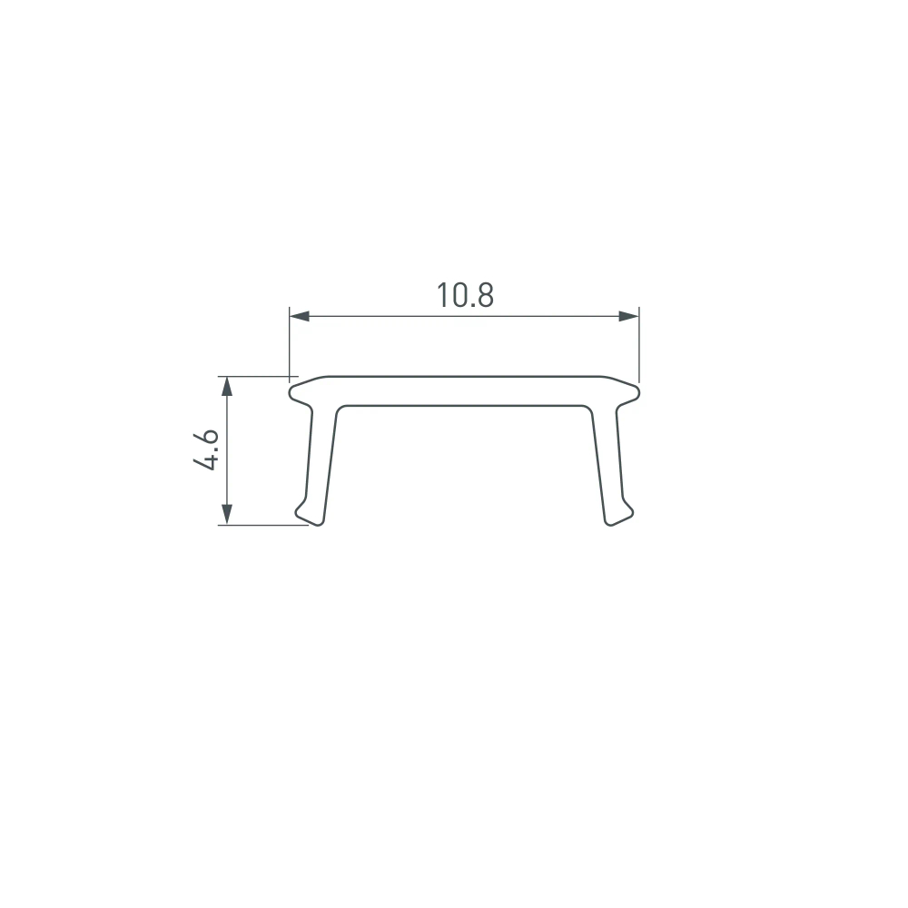 Экран SHELF-600-2000 OPAL (Arlight, Пластик) 060587