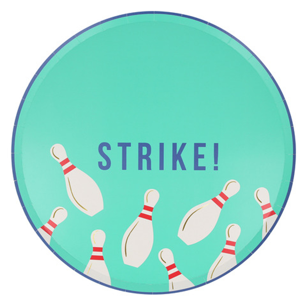 Тарелки "Боулинг" 8 шт. (26.7х26.7 см)