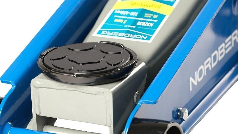 Домкрат подкатной NORDBERG N32030 с резиновой насадкой (3,0 т - 120/450 мм) ЦБ-00012274