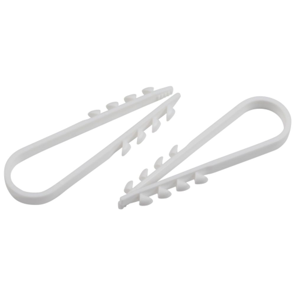 Дюбель хомут ЭРА NO-224-557 для круглого кабеля 11-18 мм белый (10 штук)