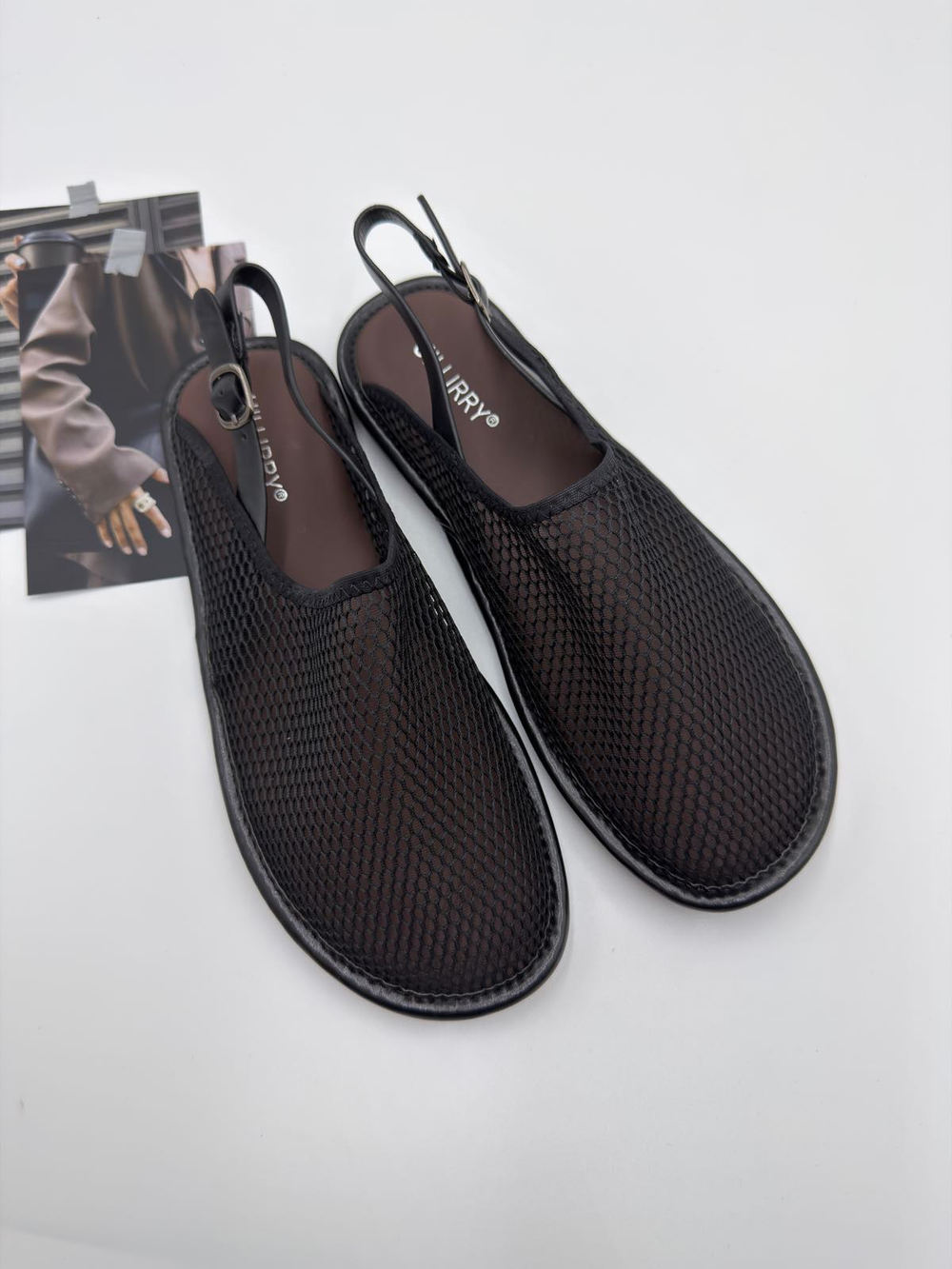 Босоножки женские эко-кожа арт. FEY 477-3 цвет "чёрный"