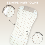 Матрасик в коляску модель КМ1 BG 169-1 бежевый мишки