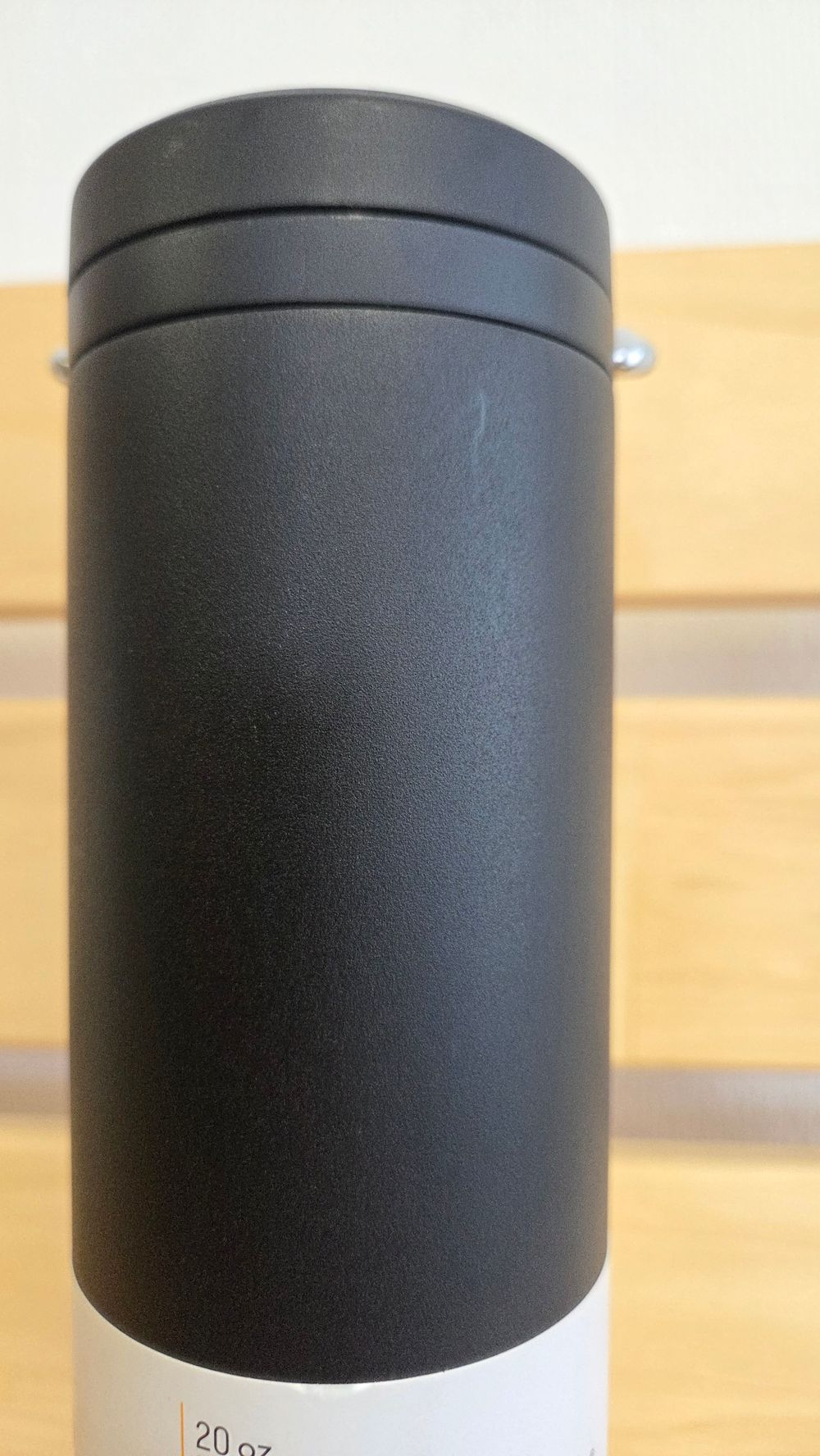 Термокружка Klean Kanteen TKWide Twist Cap 20oz (592 мл) Black (потертости, витринный образец)