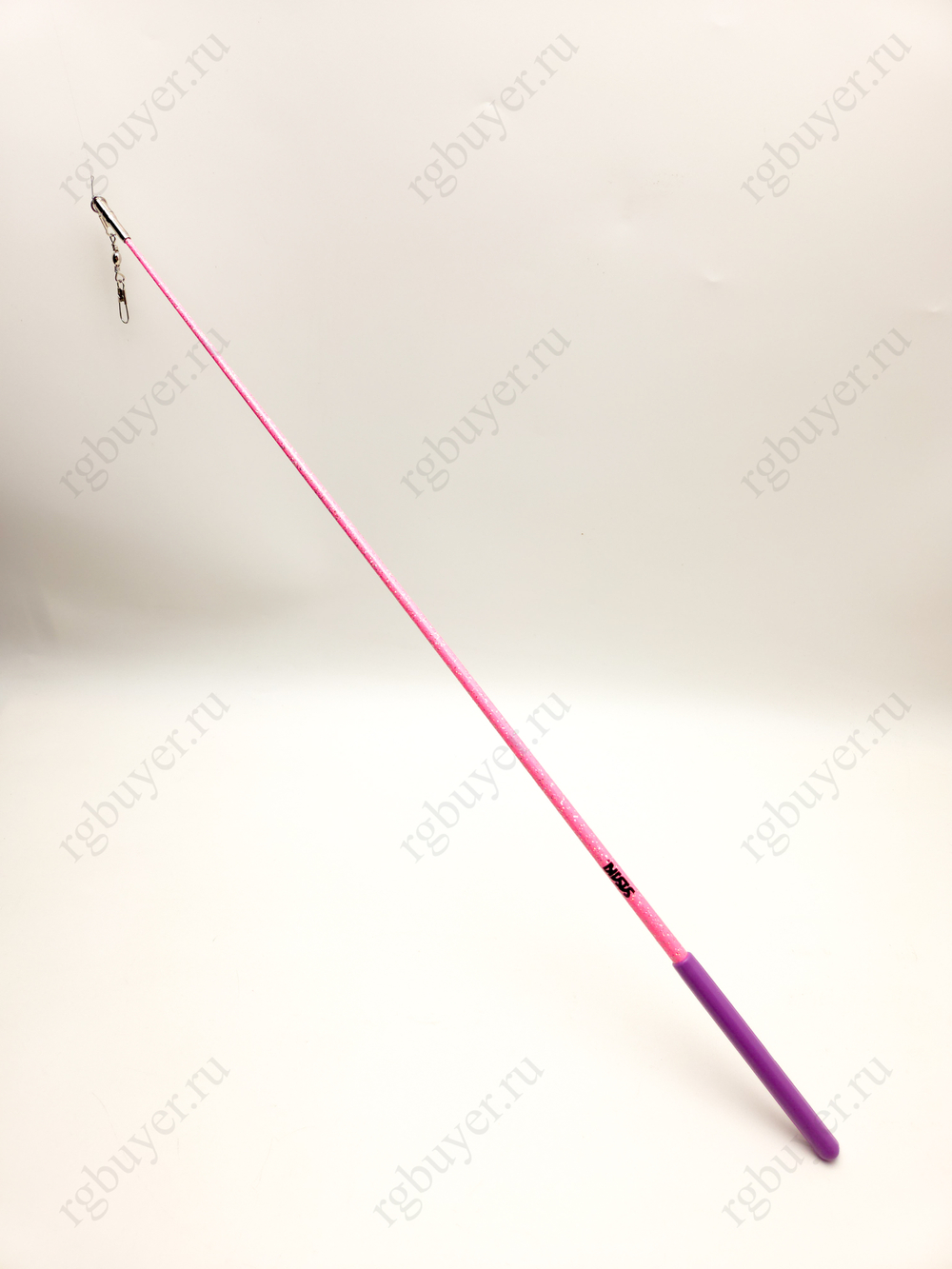 Палочка Sasaki 50 см с блеском LIPxRRK (розовая с фиолетовой ручкой)