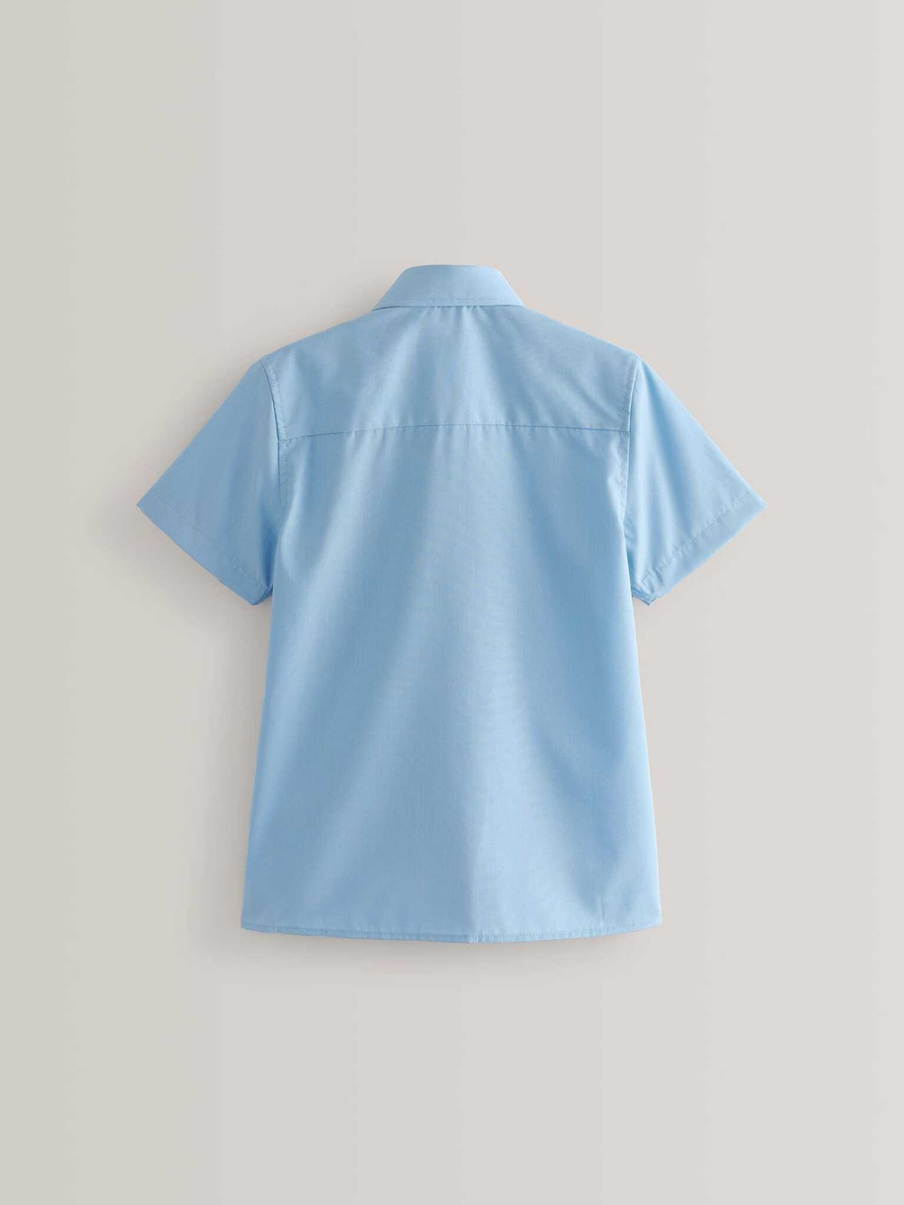 Рубашка с коротким рукавом школьная для мальчика Next 176-909, 2 шт., Голубой