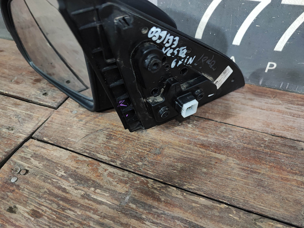 Зеркало левое 6 pin LADA Vesta 15-нв Б/У Оригинал 8450030231