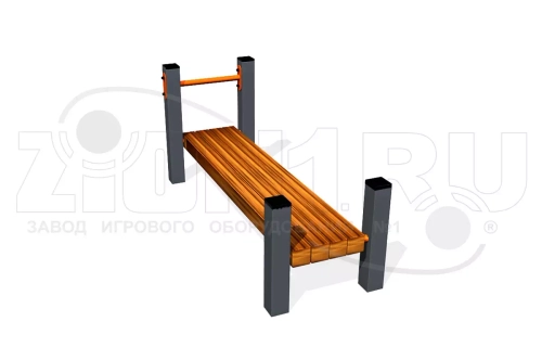 Скамья для пресса горизонтальная ВБ-200Б