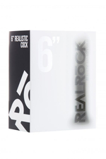 Чёрный фаллоимитатор Realistic Cock 6  - 15 см.