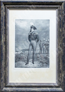 Огюст Раффе. Его Величество Николай Первый. Император Российский. Франция, Париж. Литография.