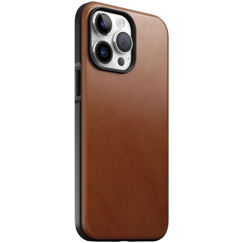Кожаный чехол MagSafe Nomad Modern Leather Case для iPhone 14 Pro Max Чехол из натуральной цельнозерновой кожи ECCO