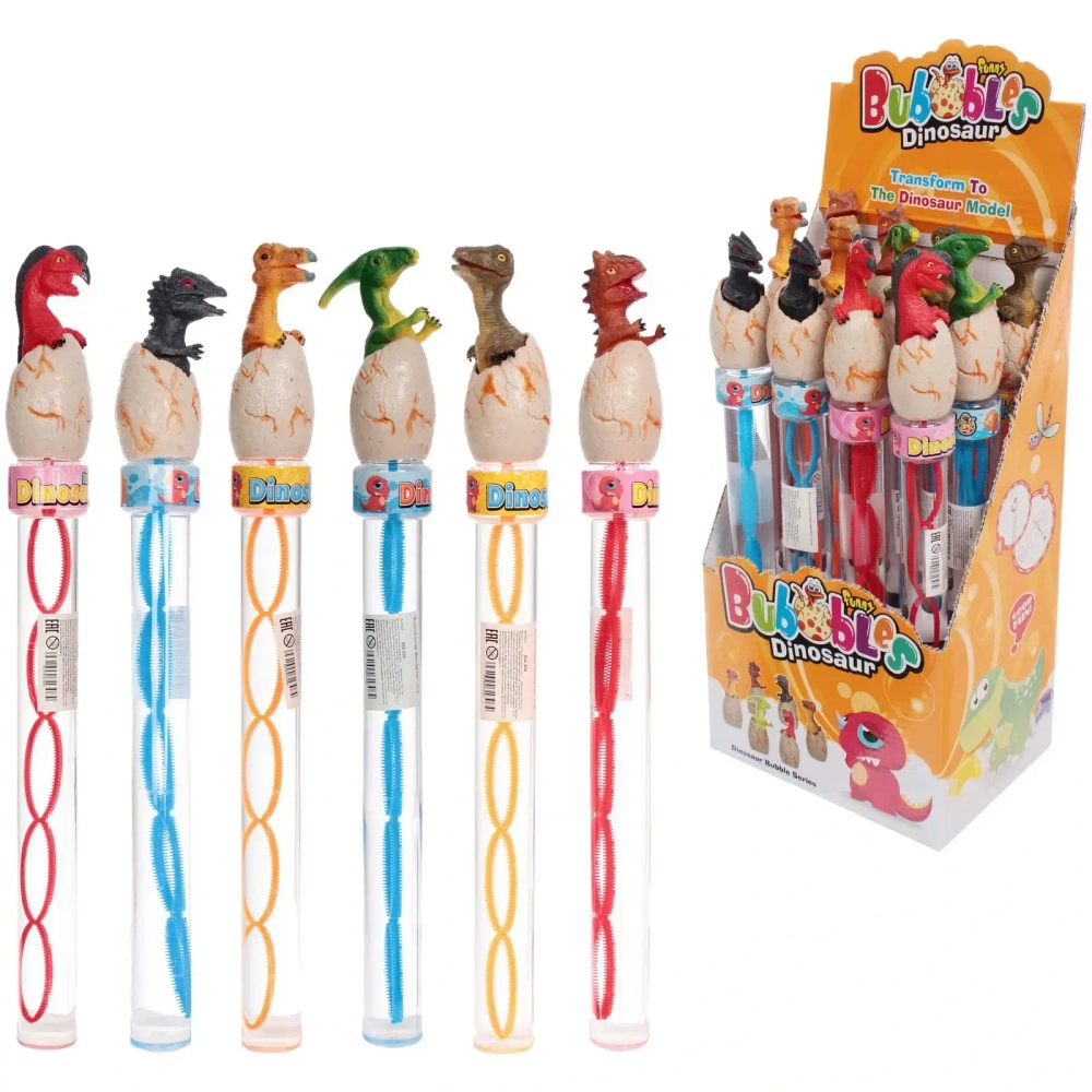 Мыльные пузыри «Динозавр Рекс», 33 см, в ассортименте