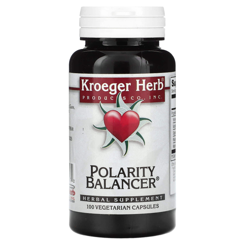 Kroeger Herb Co, Polarity Balancer, 100 вегетарианских капсул