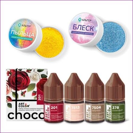 Красители пищевые, кандурин