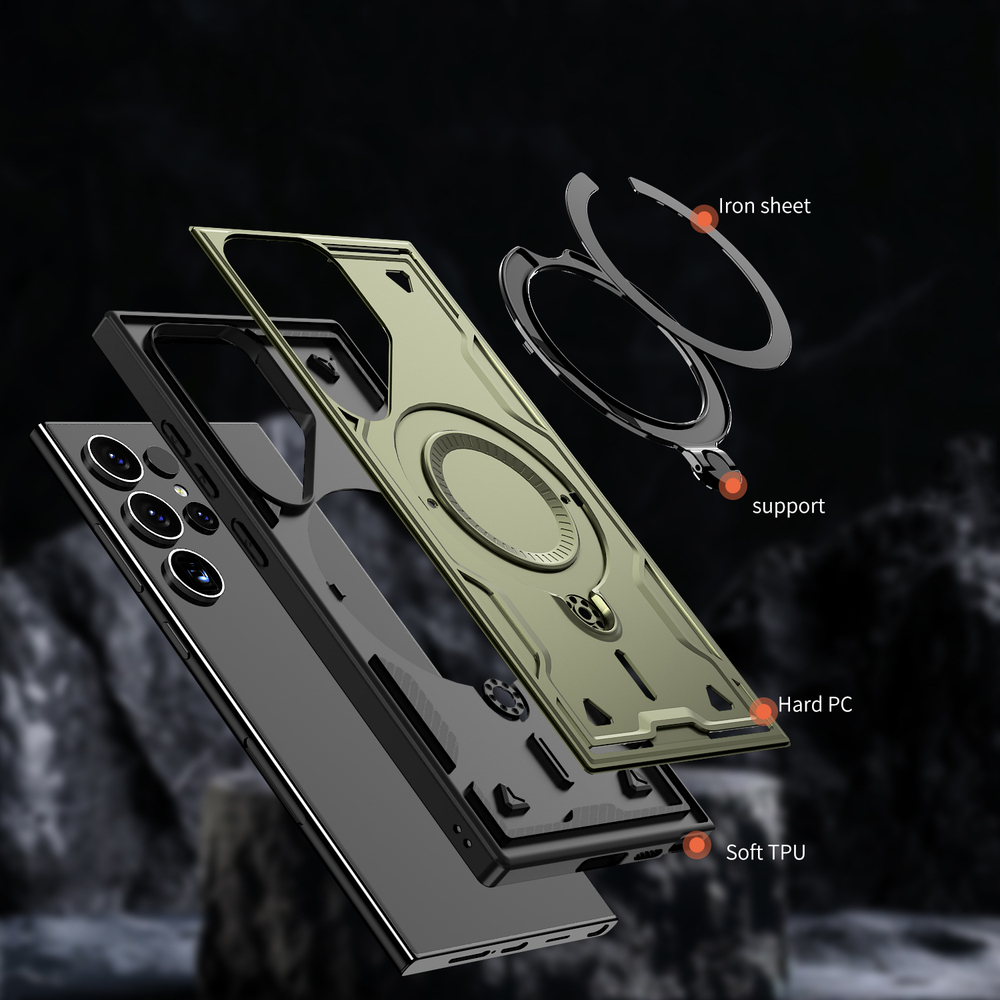 Чехол Magneto Case с кольцом для Samsung Galaxy S22 Ultra