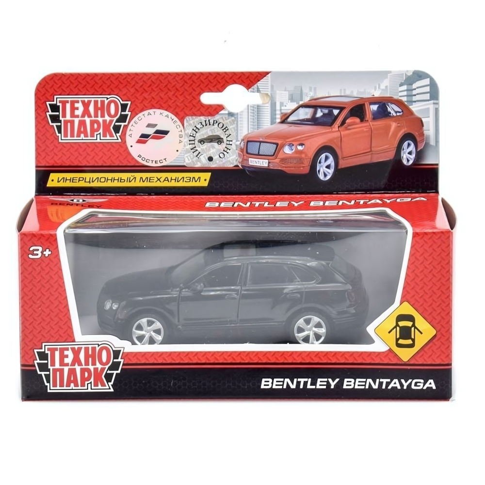 Модель ин. мет. 1:45 "Bentley Bentayga" откр. двери, коробка 67332 (96) (Технопарк)