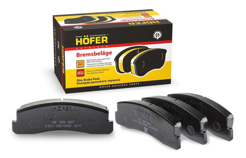 Колодки тормозные передние для ВАЗ 2121, 21214, Niva Chevrolet, Niva Legend, Niva Urban Hofer