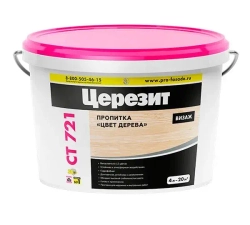 Пропитка Церезит CT 721 VISAGE дерево колер 4л