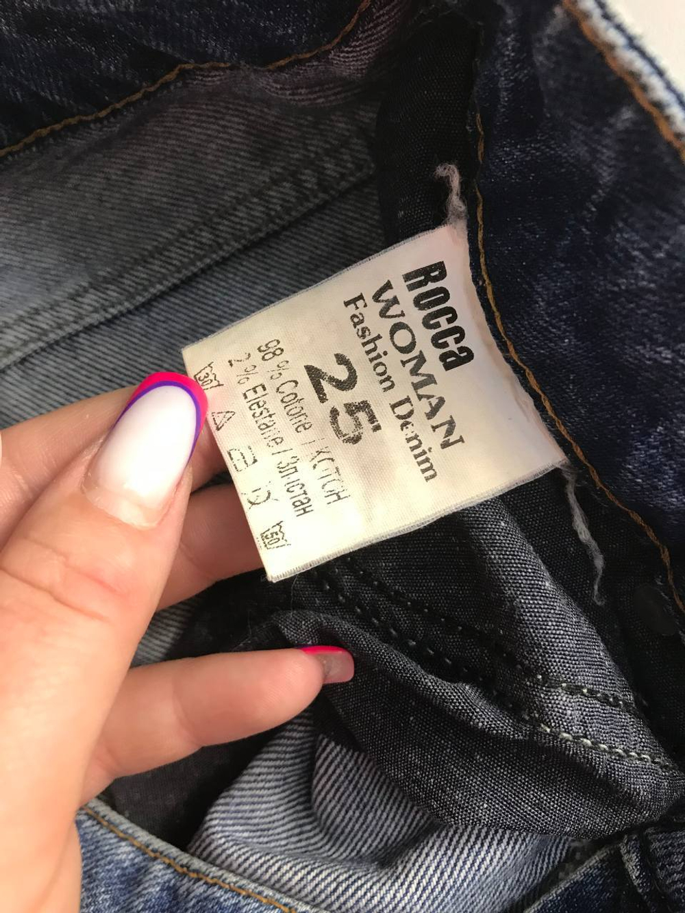 Джинсы Rocca практичные и удобные маркировка 25, 40-42 размер