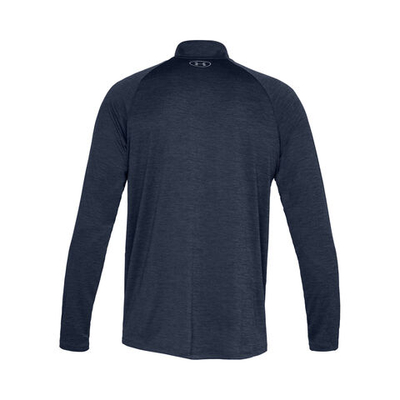 Мужское теннисное поло Under Armour Tech 2.0 Half-Zip Long Sleeve Men - Dark Blue, Lightgrey
