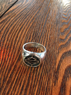 серебряное кольцо Harley-Davidson