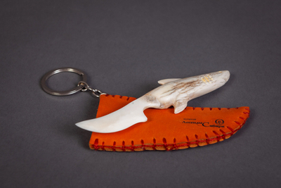 Нож-листорез из рога лося