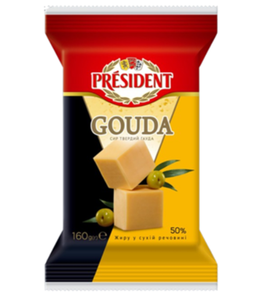 СЫР PRESIDENT GOUDA 50% 160ГР