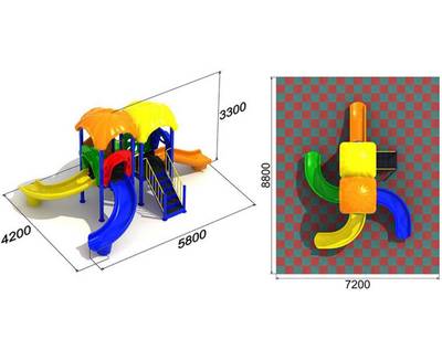Детская площадка «Весенний Цветок»