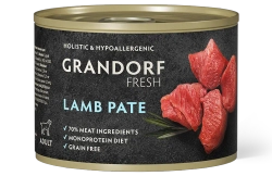 Grandorf Fresh Монопротеиновые консервы из ягненка для собак всех пород