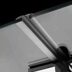 Шторка для ванны Radaway Carena PND 130 стекло прозрачное/профиль хром правая