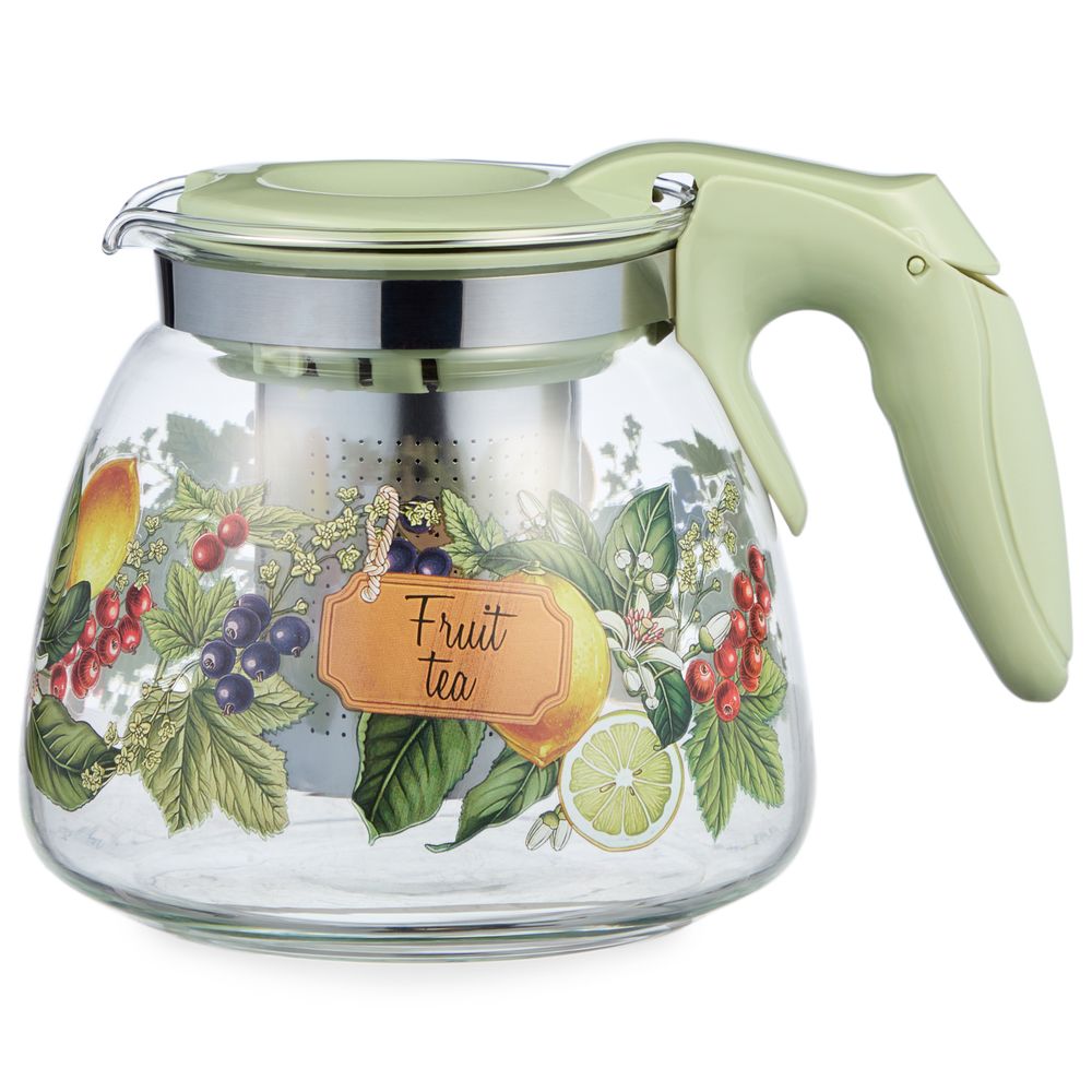 ЗАВАРОЧНЫЙ ЧАЙНИК AGNESS С ФИЛЬТРОМ "ФРУКТЫ" 900 МЛ.