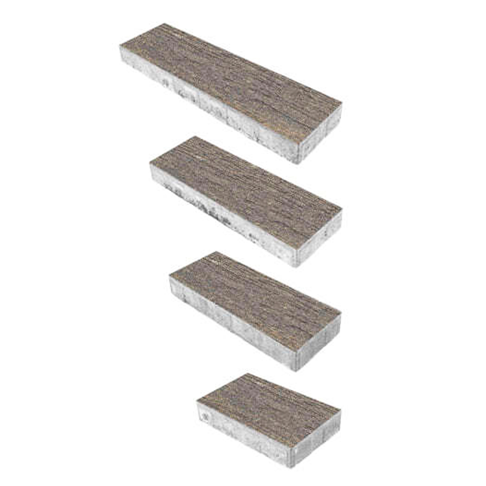 Тротуарная плитка СТОУНВУД Б.7.П.6, комплект из 4 видов плит Платан