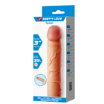 Телесная насадка на пенис Kylian - 20,5 см. (Цвет: телесный)
