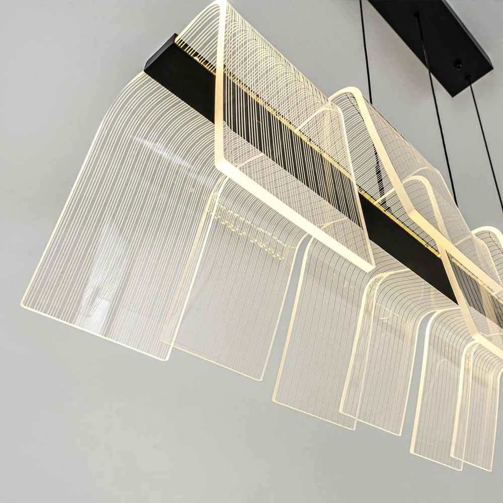 Подвесная люстра Led4U L7709-970 BK