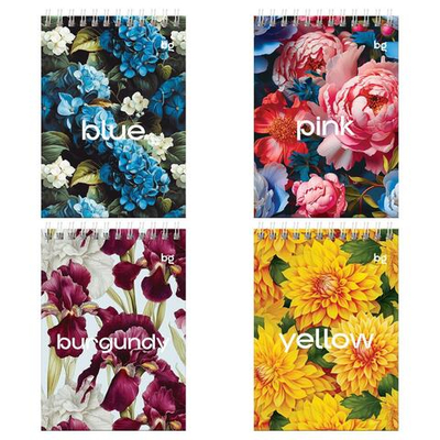 Блокнот А6 80л. на гребне BG "Цвет настроения" (БиДжи)