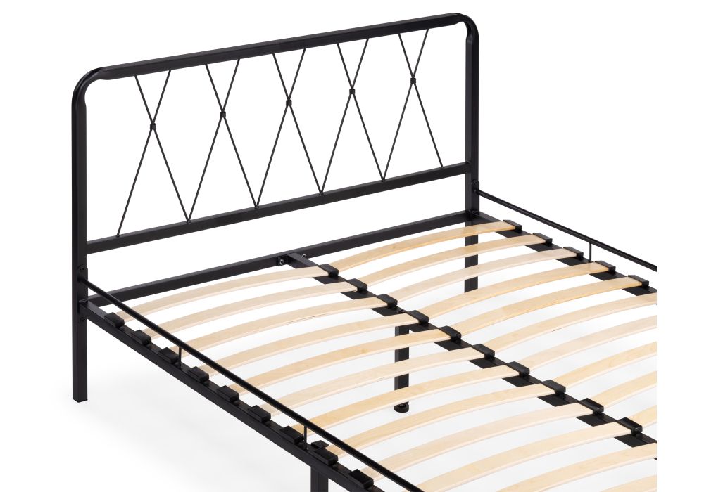 Полутораспальная кровать Иоханна 18 140х200 черная