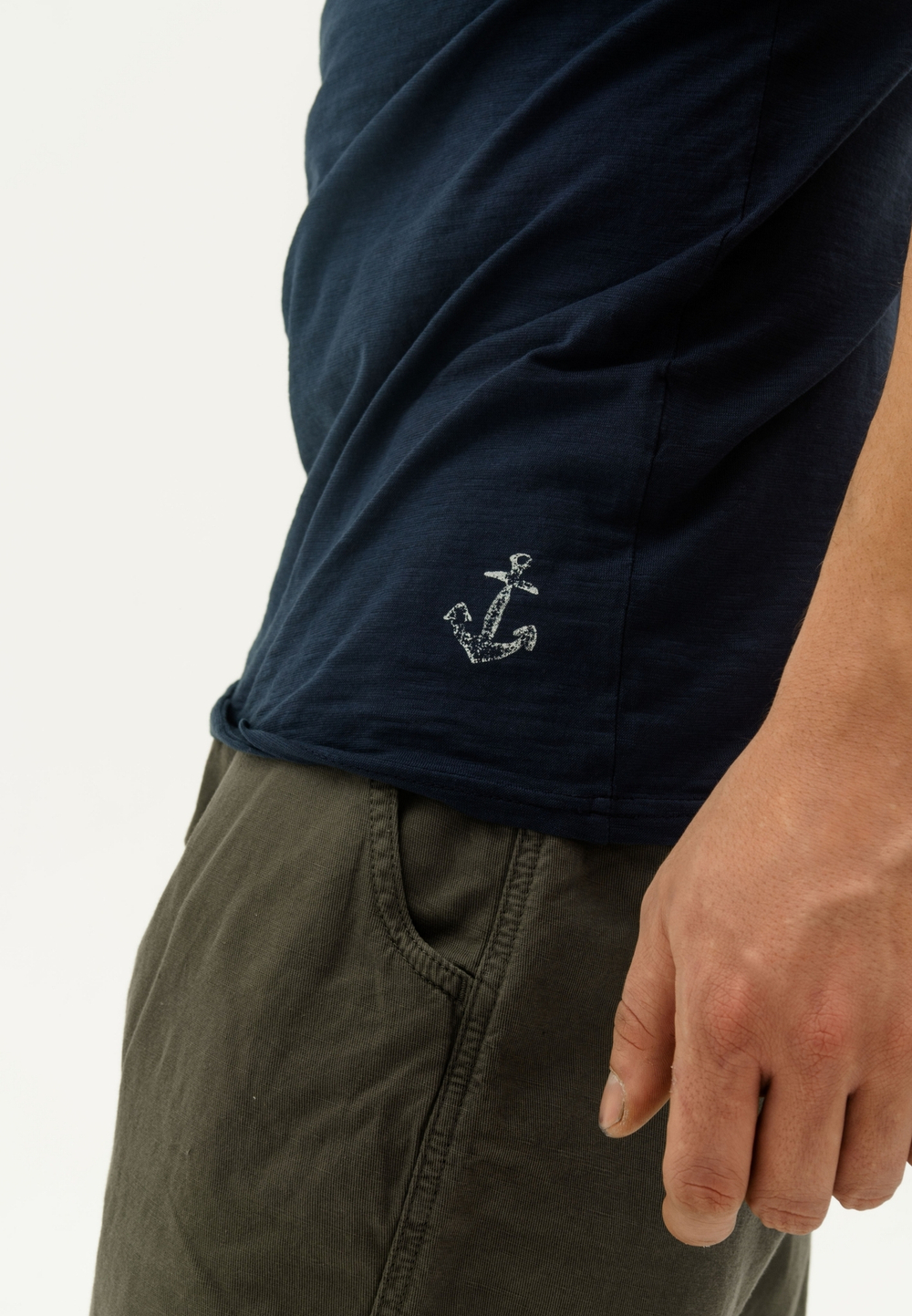 Футболка Bowery NYC Henley Slub Ink