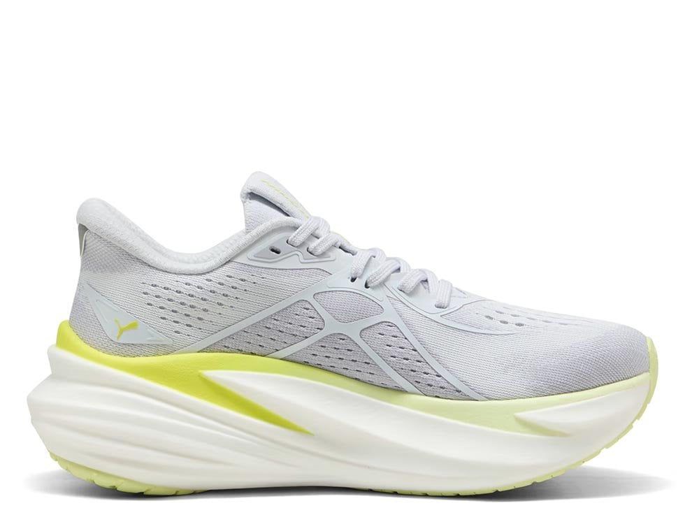 Кроссовки для бега женские Puma Magmax Nitro 2 W Серо-Желтые