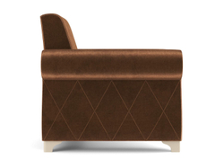 Кресло для отдыха Порто М велюр тенерифе шоколад/корица