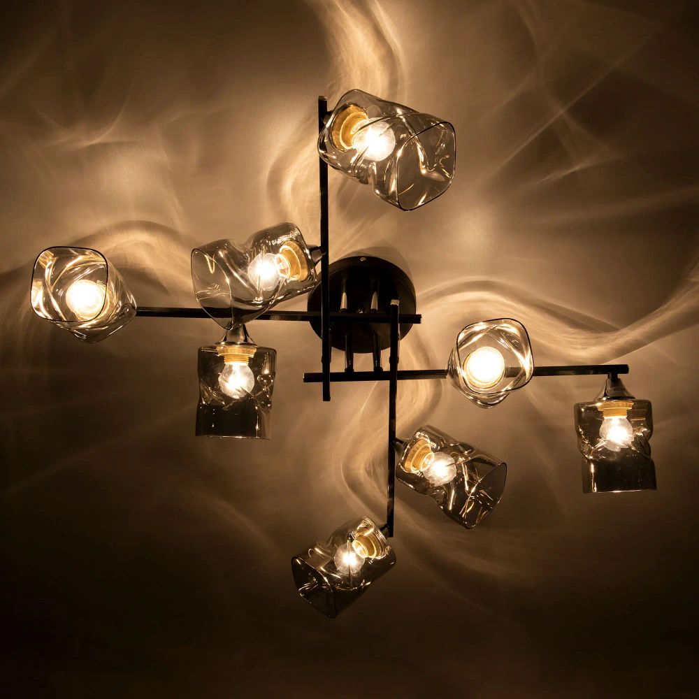 Citilux Клаус CL134185 Люстра потолочная Чёрная