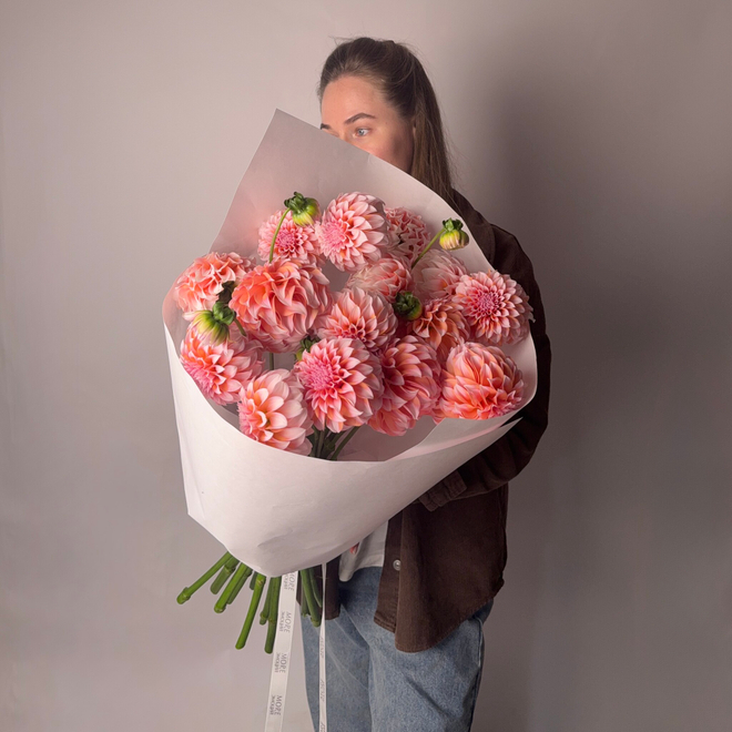 Монобукет георгин