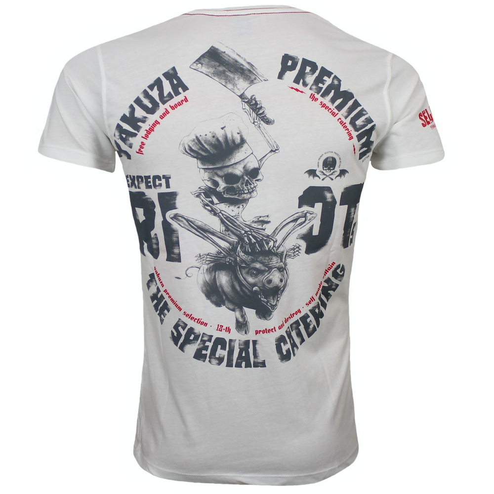 Футболка белая Yakuza Premium 3015