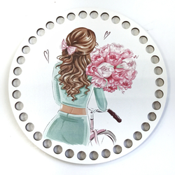 Донышко Принт Девушки 15см Дизайн в ассортименте